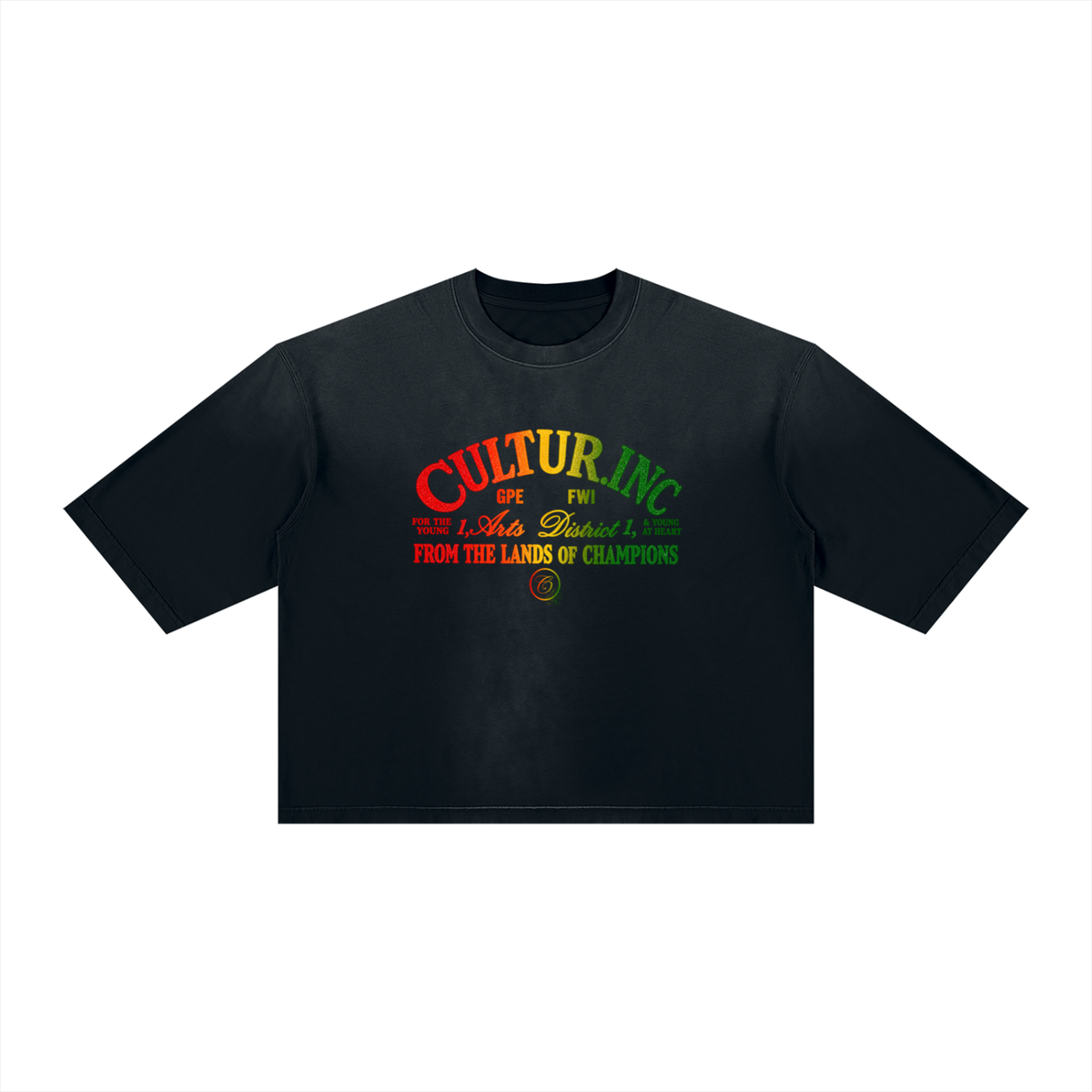 Unisex Vintage Wash Sunfade Boxy T-Shirt