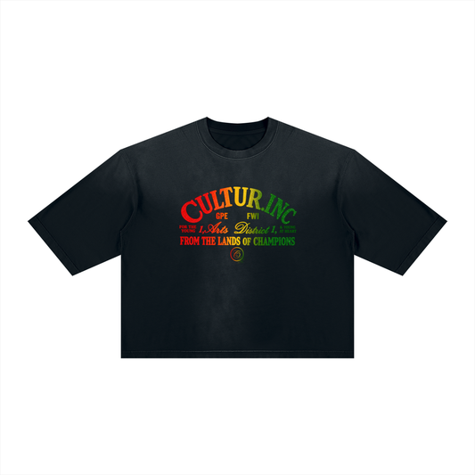 Unisex Vintage Wash Sunfade Boxy T-Shirt
