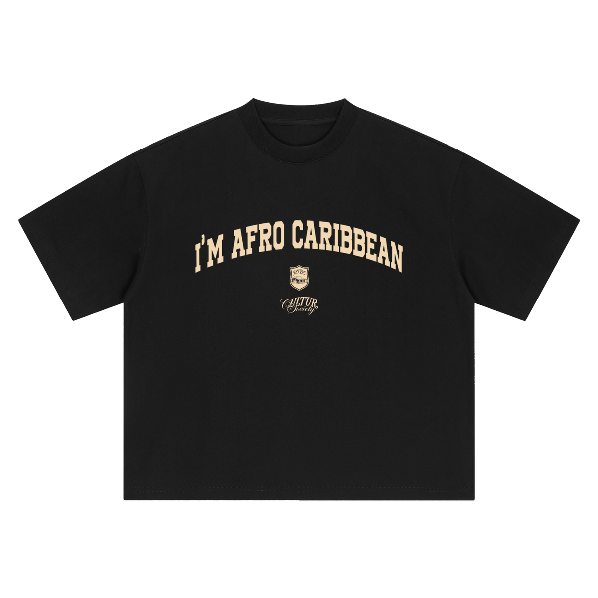 Afro Caribbean Boxy Oversized T-Shirt